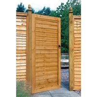 41% discount: Forest 3' x 6' Wooden Lap Side Garden Gate (0.91m x 1.83m)