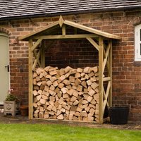 6'10 x 2'10 Forest Apex Large Logstore (2.1m x 0.9m)
