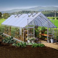 42% discount: 10' x 32' Palram Canopia Balance Silver Extra-Large Greenhouse (3.04m x 9.64m)