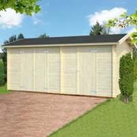 11% discount: 17' x 10'5 Palmako Jari Premium (28mm) Multi-room Shed (5.2m x 3.2m)