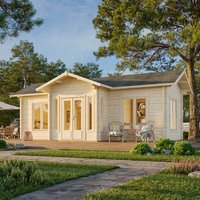 Palmako Anna 7.8m x 4.8m Log Cabin Garden Building (70mm)