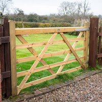 Forest 7â x 4â Croft Prestige Gate (2.13m x 1.22m)