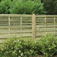 45% discount: Forest 6' x 4' Kyoto Pressure Treated Decorative Fence Panel (1.8m x 1.2m)