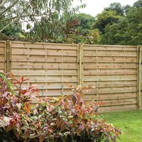 40% discount: Forest 6' x 5' Europa Plain Pressure Treated Decorative Fence Panel (1.8m x 1.5m)