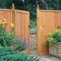 39% discount: Forest 3' x 6' Wooden Board Side Garden Gate (0.91m x 1.83m)