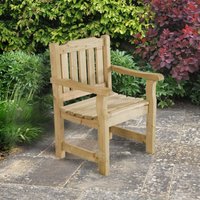 35% discount: Forest Rosedene Wooden Garden Chair 2' x 2' (0.64m x 0.6m)