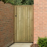 35% discount: 6x3 Forest Pressure Treated Vertical Tongue & Groove Gate