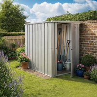 11% discount: 5' x 4' Yardmaster Pent Metal Shed (1.58m x 1.20m)