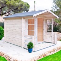 11% discount: Shire Maulden 2.1m x 2.9m Log Cabin Summerhouse (19mm)