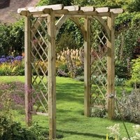 28% discount: Forest Ultima Wooden Garden Pergola Arch 6'x4'