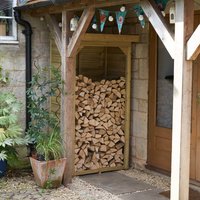 3' x 2'10 Forest Pent Small Overlap Log Store (0.92m x 0.86m)