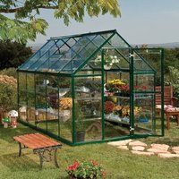 6â x 10â Palram Canopia Harmony Walk In Green Polycarbonate Greenhouse (1.85m x 3.06m)