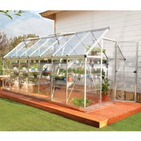 6â x 14â Palram Canopia Harmony Large Silver Polycarbonate Greenhouse (1.85m x 4.26m)