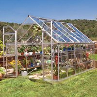 40% discount: 8' x 12' Palram Canopia Octave Silver Greenhouse (3.67m x 2.44m)