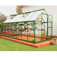 5% discount: 6' x 14' Palram Canopia Hybrid Large Green Polycarbonate Greenhouse (1.85m x 4.26m)