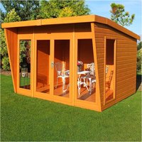 12% discount: 10 x 8 Shire Highclere Contemporary Summerhouse