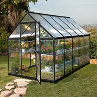 6' x 10' Palram Canopia Hybrid Walk In Grey Polycarbonate Greenhouse (1.85m x 3.06m)