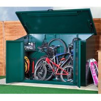 6% discount: 7' x 3' Asgard Access 4 Bike Metal Storage Shed (2.13m x 0.83m)