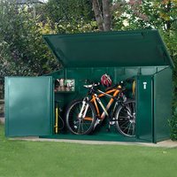6% discount: 7'7 x 3'4 Asgard Access Premium Electric Bike Shed (2.3m x 1.05m)