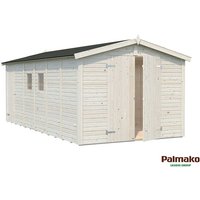 21% discount: 9' x 18' Palmako Dan Premium (16mm) Nordic Apex Shed (2.7m x 5.5m)