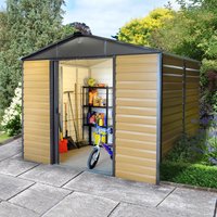 20% discount: 9'11 x 6'5 Yardmaster Balmoral Apex Metal Shed (3.03m x 1.97m)