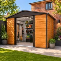 20% discount: 9'11 x 6'5 Yardmaster Balmoral Apex Metal Shed (3.03m x 1.97m)