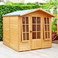 18% discount: 7'1 x 7'11 Shire Chatsworth Wooden Summerhouse