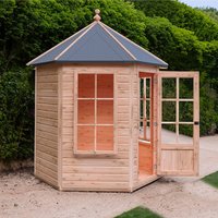 16% discount: 7'1 x 6'2 Shire Gazebo Hexagonal Summerhouse