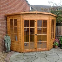 23% discount: 7'5 x 7'5 Shire Hampton Garden Summerhouse