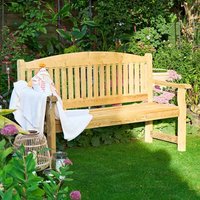 56% discount: Forest Harvington Wooden Garden Bench 5â0 x 2â0 (1.52m x 0.60m)
