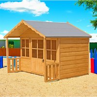 13% discount: 6 x 5 Shire Pixie Childrens/ Kids Wooden Garden Playhouse