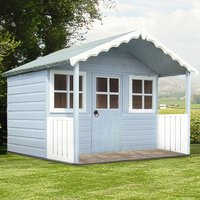 13% discount: 6' x 4' Shire Stork Kids Wooden Playhouse (1.69m x 1.7m)