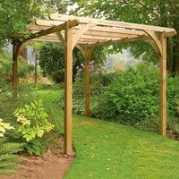 43% discount: Forest Ultima Wooden Garden Pergola 8' x 8'