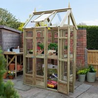 24% discount: 3' x 4' Forest Victorian Walkaround Greenhouse (0.9 x 1.2m)