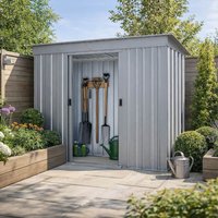 13% discount: 6' x 4' Yardmaster Pent Metal Shed (1.98m x 1.19m)