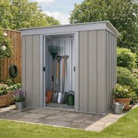 23% discount: 6' x 4' Yardmaster Platinum Tall Pent Metal Shed (1.9m x 1.19m)