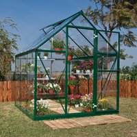6â x 6â Palram Canopia Harmony Green Polycarbonate Greenhouse (1.85m x 1.86m)