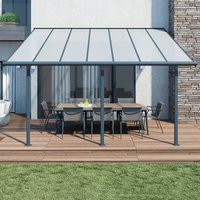 10% discount: 10x14 Palram Canopia Sierra Grey Patio Cover