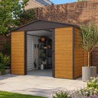 21% discount: 10' x 12'4 Yardmaster Balmoral Apex Metal Shed (3.03m x 3.78m)