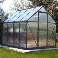 6% discount: 6' x 8' Palram Canopia Mythos Grey Greenhouse (1.85m x 2.47m)