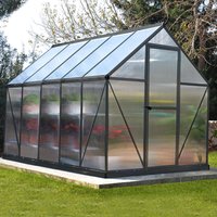 5% discount: 6' x 10' Palram Canopia Mythos Grey Greenhouse (1.85m x 3.06m)