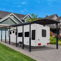 11% discount: 12' x 42' Palram Canopia Alpine 12700 Grey Metal Carport (3.59m x 12.86m)