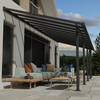 16% discount: 10' x 32' Palram Canopia Olympia Grey Patio Cover with Clear Panels (2.95m x 9.80m)