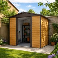 22% discount: 8' x 6'5 Yardmaster Glencoe Metal Shed (2.43m x 1.97m)