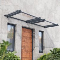 8% discount: 10' x 3' Palram Canopia Nancy 3000 Door Canopy - Grey (3.01m x 0.94m)