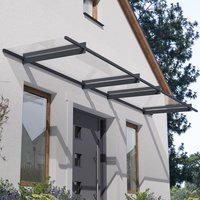 8% discount: 14' x 3' Palram Canopia Nancy 4100 Door Canopy - Grey (4.11m x 0.94m)