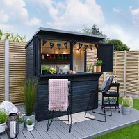 28% discount: 6' x 3' Forest 25yr Guarantee Shiplap Pressure Treated Garden Bar (1.89m x 1.19m) - Next Working Day Delivery